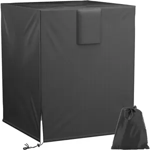 Air Conditioner Cover for Outside, AC Unit Covers Outdoor Fits up to 26X26X32 Inch, Durable  Windproof and Snowproof Design