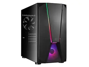 silverstone technology stylish and distinct tempered glass micro-atx gaming chassis fara v1m pro