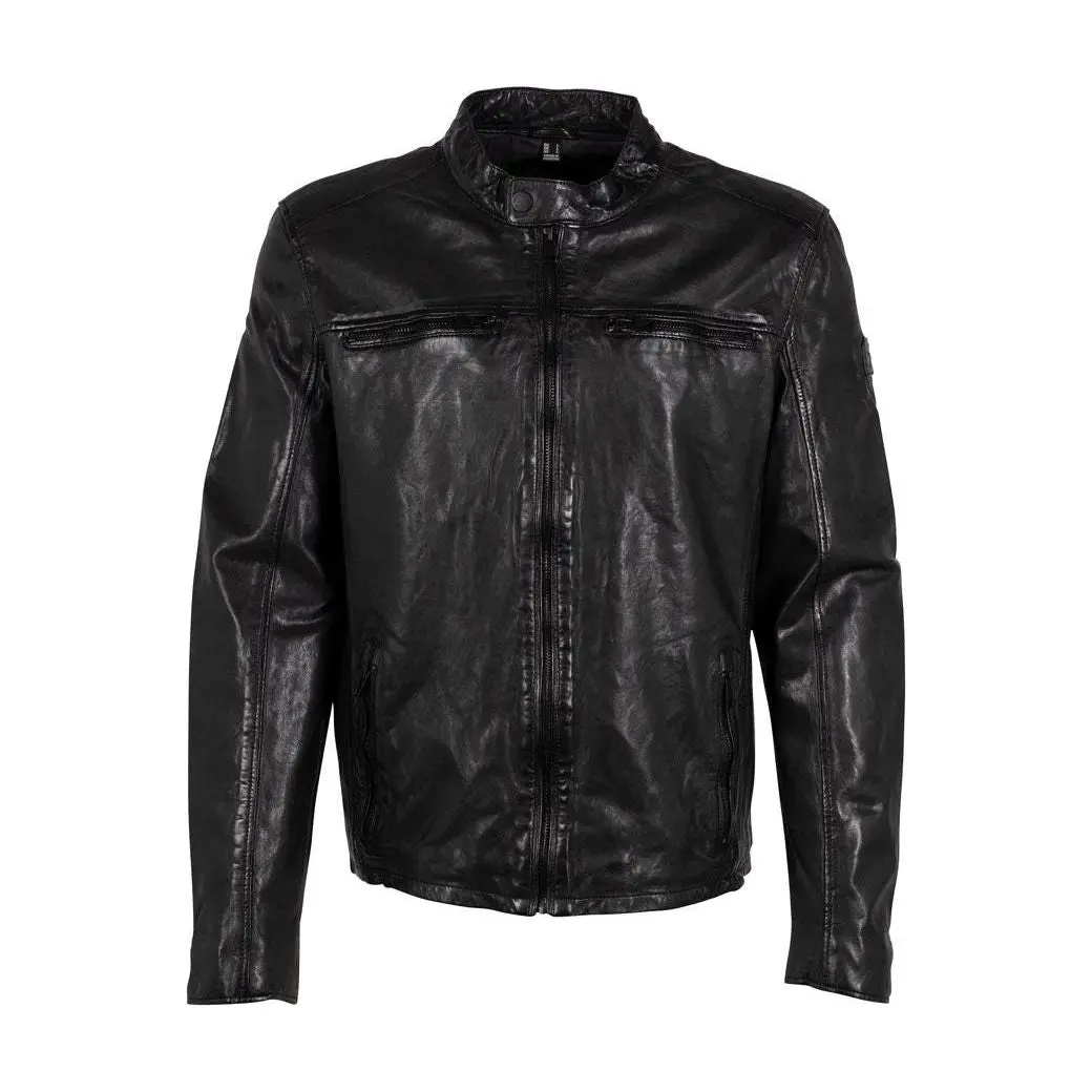 Mauritius Men's Jon Moto Genuine Leather Jacket