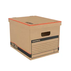 Document and File Moving, Storage, Organization Box (3 Pack)
