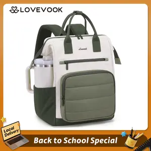 LOVEVOOK Laptop Backpack for Women, 15.6 Inch Work Backpack purse for Nurse Teacher, College Back to School Bookbag for Teen Girls, Personal Item Travel Bag Computer Daypack for Daily Commute