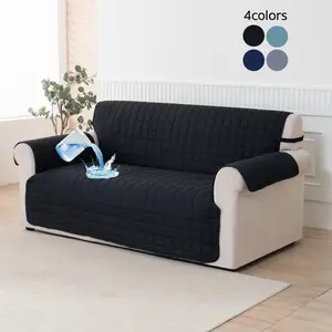 Waterproof Sofa Cover, 1 Set Stain Resistant Sofa Slipcover with Elastic Strap, Breathable Sofa Protector for Home Living Room, Waterproof Couch Cover