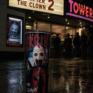 Art The Terrifier Clown Tumbler-Horror Movie-Slasher Film-Summerween-