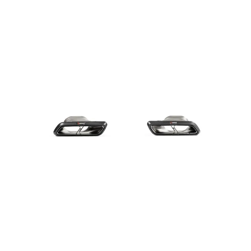 Akrapovic Evolution Tail Pipe Set (High Gloss Carbon) for 2018 Mercedes Benz E63/ Estate (W213/ S213)