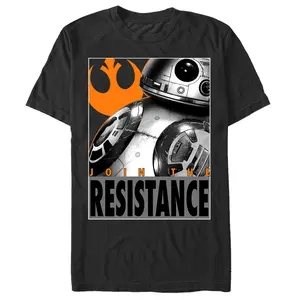 Men's Star Wars The Force Awakens BB-8 Resistance T-Shirt Men's Star Wars The Force Awakens BB-8 Resistance T-Shirt