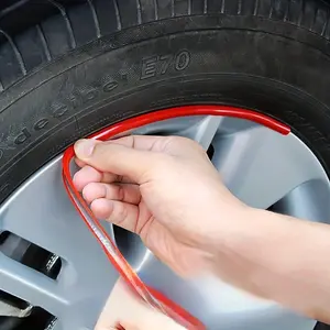 1pc Car wheel hub protection ring, tire protection ring, wheel hub decoration ring, anti-collision strip, Rims