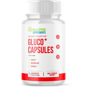 Gluco-Advanced Blood Health Support Supplement, 60 Capsules