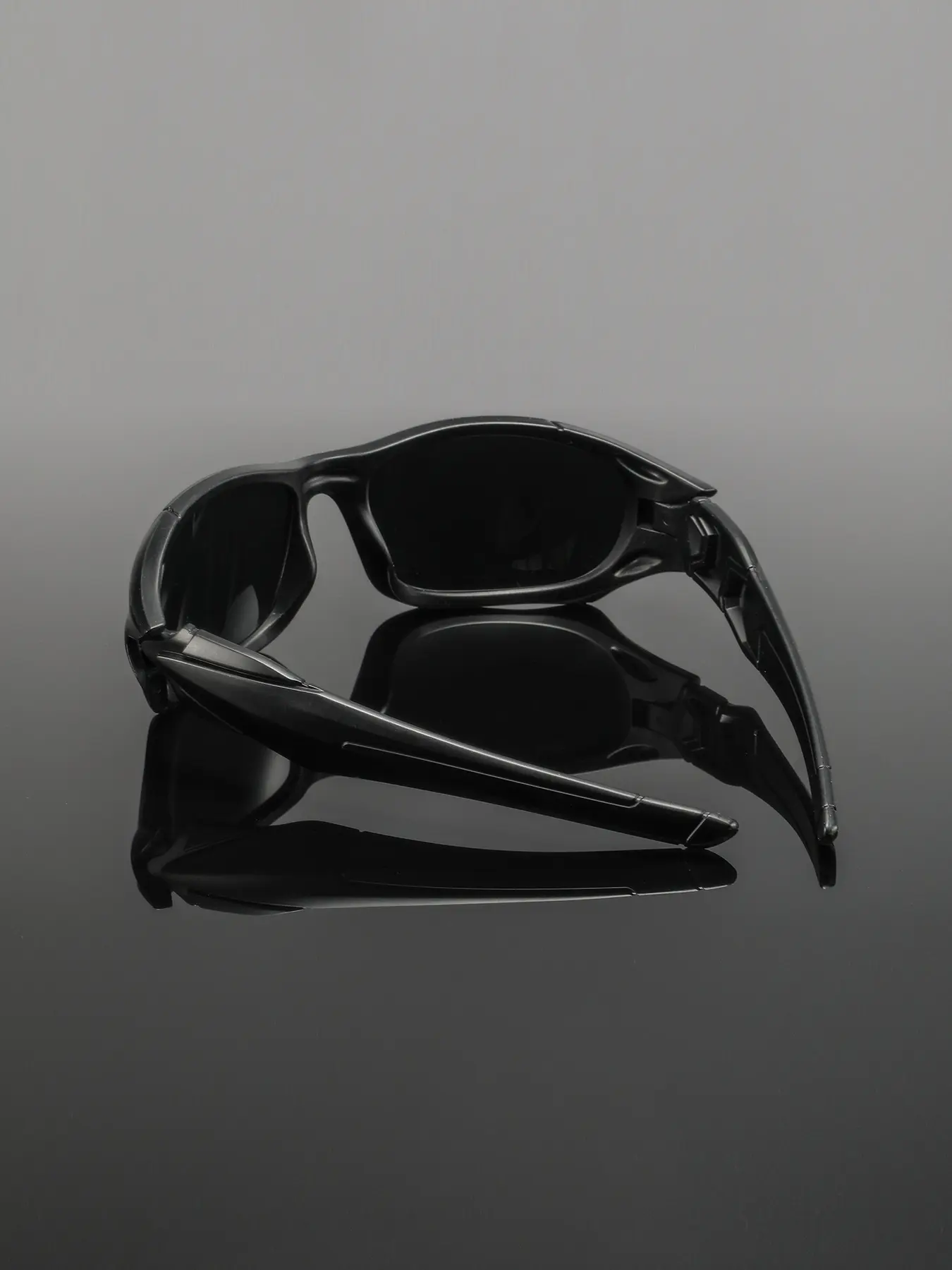 Men's Plastic Square Cyberpunk Glasses, High-End Trendy Casual