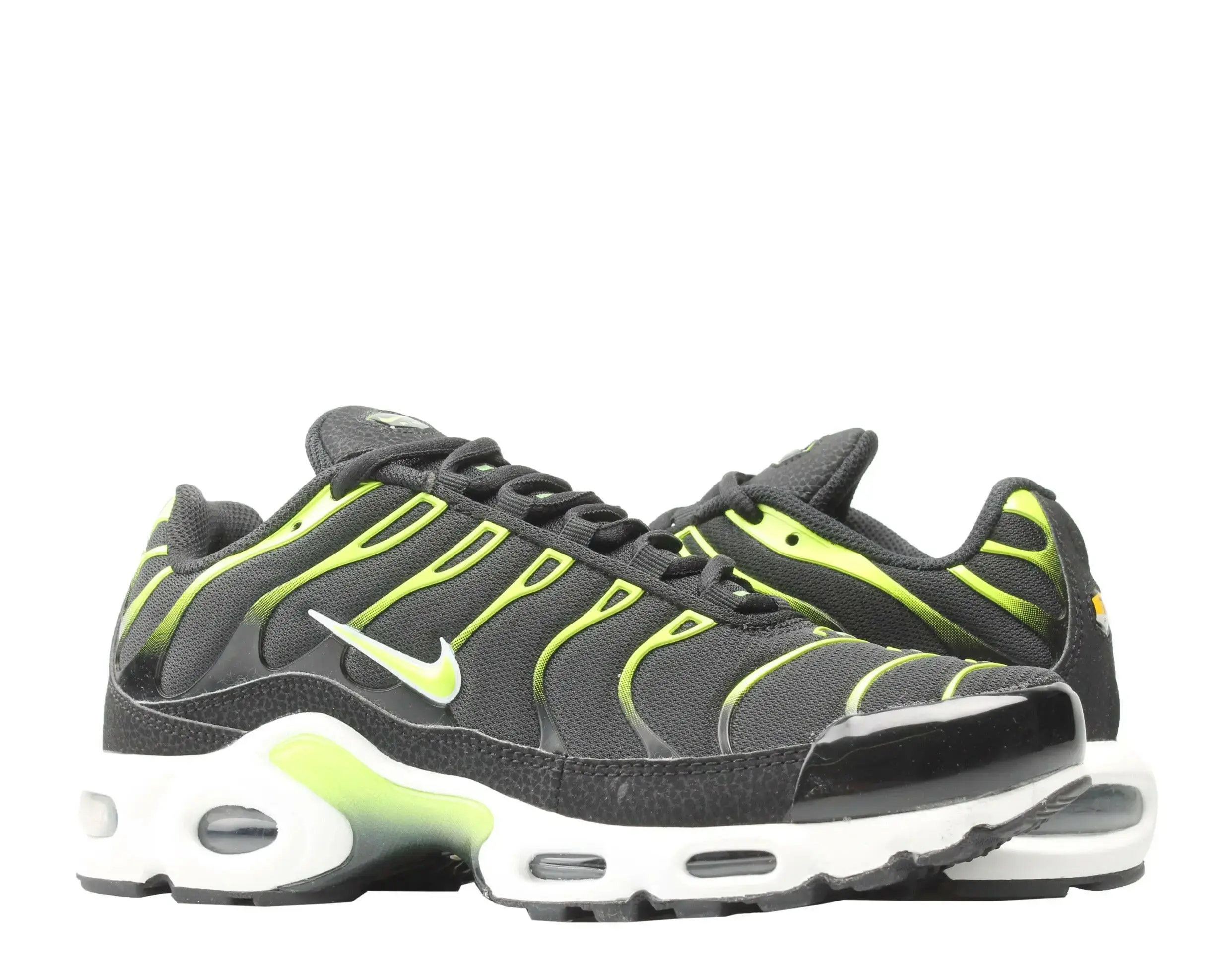 Nike Air Max Plus Sneaker in Black/Volt-White-Platinum | Men's