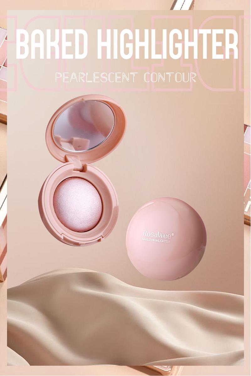 Face Glow Highlighter Palette with Shimmer Finish, Long Wear Brightening Powder for Natural Day and Evening Makeup