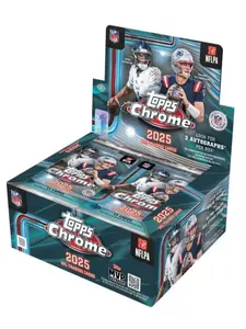 2025 Topps Chrome Football First Day Issue Hobby Box