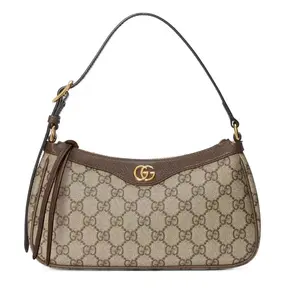 Pre-owned GUCCI Ophidia GG Supreme Brown Underarm Shoulder Bag