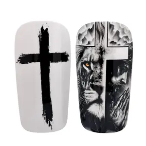 Cross & Lion Soccer Shin Guards "SMALL" - Durable, Lightweight, High-Quality Protection for Soccer Players