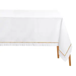 Gold Embroidered Tablecloth