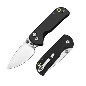 CJRB Mica Mutitool Folding Utility Knife AR-RPM9 Steel Blade Aluminium Handle, Mini Pocket Survival Tools Knives, Edc Multi Tools for Man Woman, Everyday Carry