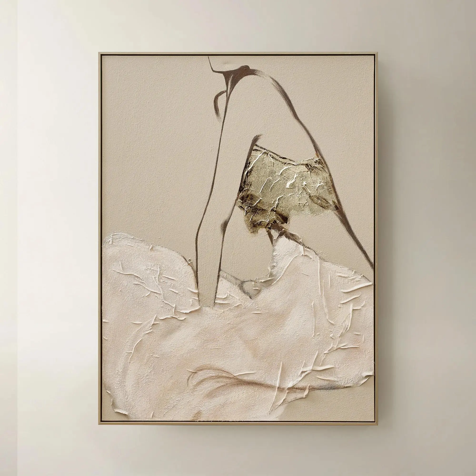 Z Gallerie Quiet Pose Artistic Artwork - Home Decor Wall Art for Room
