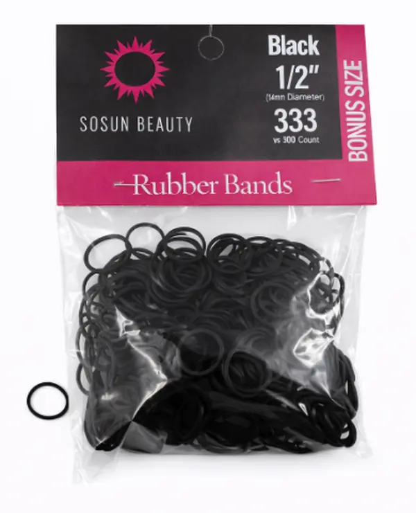 Sosun Beauty 333 Count Rubber Bands