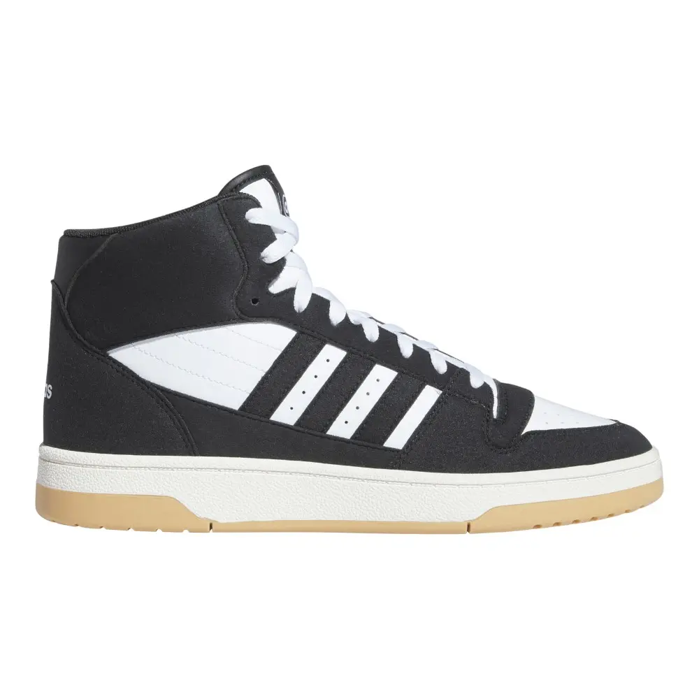 adidas Mens Turnaround Mid Sneakers Shoes Casual - Black, White