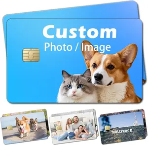 Custom Photo Credit Card Skin, Personalized Pet Image Waterproof Debit Card Sticker, Pet Lover Wallet Gift