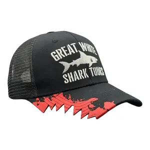 Great White Shark Tours Hat Funny Sarcastic Special Effect Graphic Novelty Shark Bite Cap Funny Hats Shark Funny Animal Novelty Caps for Men Trucker Standard Great White Shark Tours Hat Funny Sarcastic Special Effect Graphic Novelty Shark Bite Cap Funny Hats Shark Funny Animal Novelty Caps for Men Trucker Standard