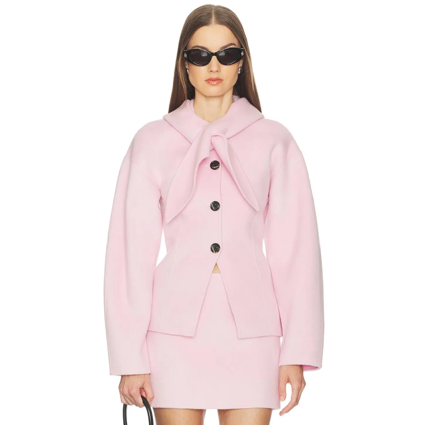 SRG Kaia Hooded Jacket in Blush