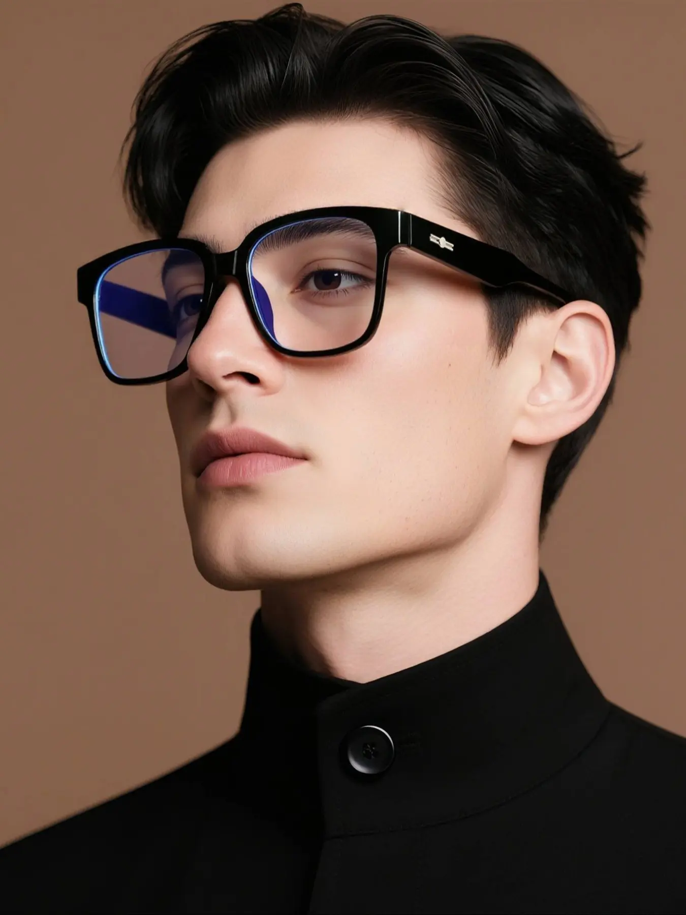 Unisex Classic Casual Fashion Glasses, Fashionable Frames Glasses, Lightweight Durable Frame, Perfect for Work Commute, Daily Wear Accessories, Student Essentials, Stylish Square Frames, Stylish Trendy Eyewear