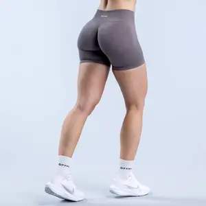 Dfyng Impact Shorts Women Seamless Gym Shorts High Waist High Stretch Fabric Tiktok Viral Shorts for Gym Girl