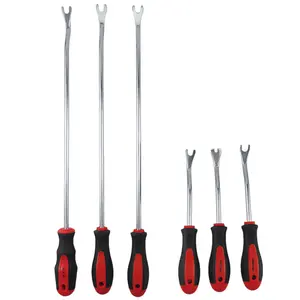 6 car door panel snap fasteners for installation, professional car repair tools