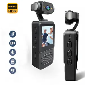 HD 1080P Action Camera,Sports Outdoor Camera with 180° Rotation Durability Lens,Portable Handheld DV Video Camera Supports WiFi Hotspot,Video Recording Camera,Wearable Action Camera