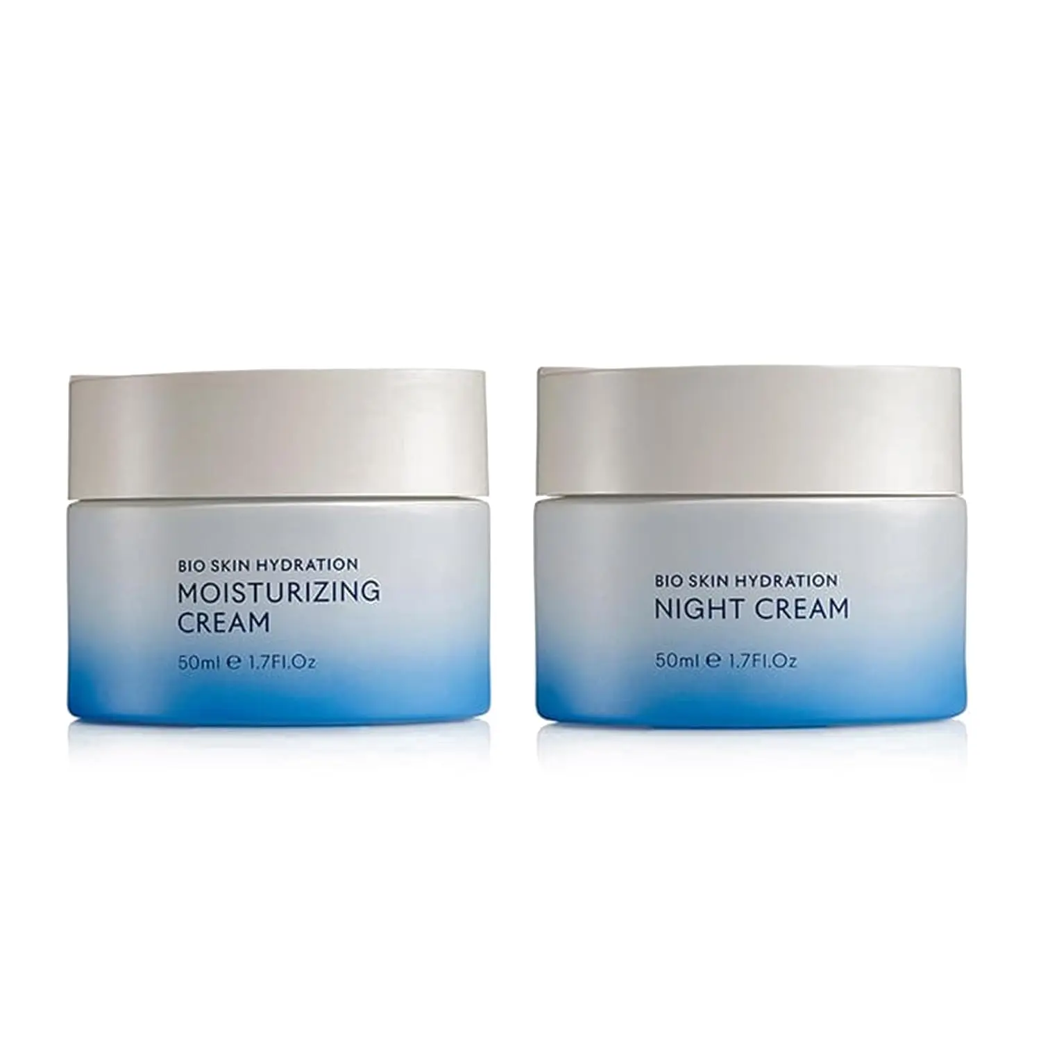 SEACRET Dead Sea Skincare Set, Day & Night Moisturizer Duo, FERMENT 21 Bio-Fermented Algae, Niacinamide, Hyaluronic Acid & Squalane, 24H Hydration + Overnight Repair, All Skin Types, 2 Piece Kit