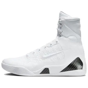 Nike Kobe 9 Elite High Protro "Halo" Basketball Shoes for Men in White and Black Trending Shoes, House White Official Shoes to Get / Maison Mihara Verifiable, with credentials and supporting global authentication