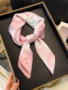 Women's Casual Full-Print Scarf, Breathable Multi-Functional Headband/bandana/scarf/purse Accessory, Versatile Hair Accessory for Daily Style