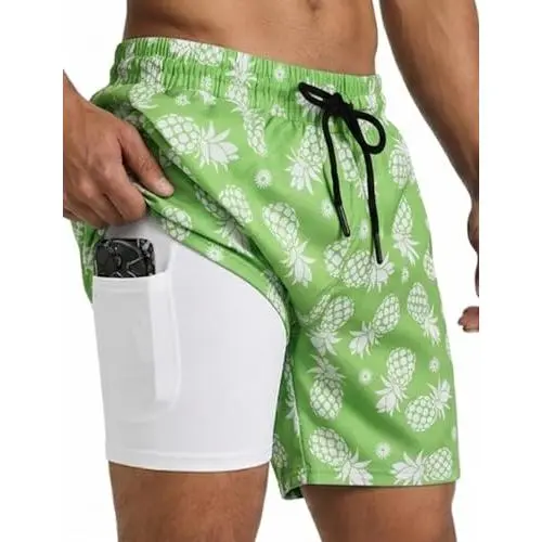 White Pineapple on Green