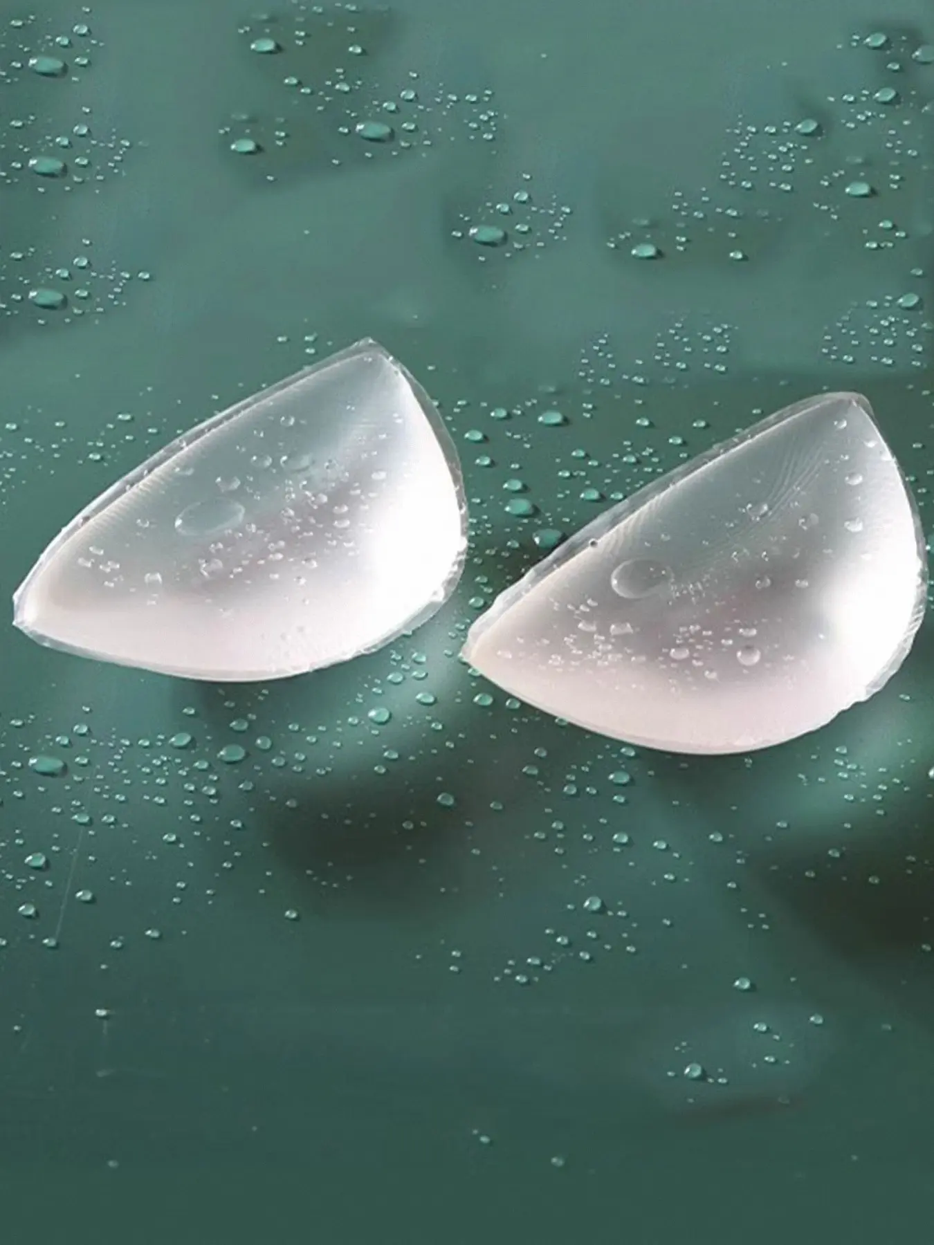 Thick Silicone Clear Invisible Push Up Seamless Breast Pads, Lift Padding Inserts, Waterproof Swimsuit Inserts for Small Bust, Comfortable Fitting Bikini Accessories, Swimwear Beach, Bra Inserts Push Up
