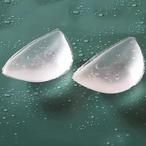 Thick Silicone Clear Invisible Push Up Seamless Breast Pads, Lift Padding Inserts, Waterproof Swimsuit Inserts for Small Bust, Comfortable Fitting Bikini Accessories, Swimwear Beach, Bra Inserts Push Up