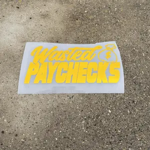 Wasted Paychecks Decal/Sticker