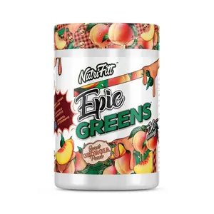 NutriFitt Epic Greens Sweet Georgia Peach Fitness Supplement Dietary Edible Healthcare