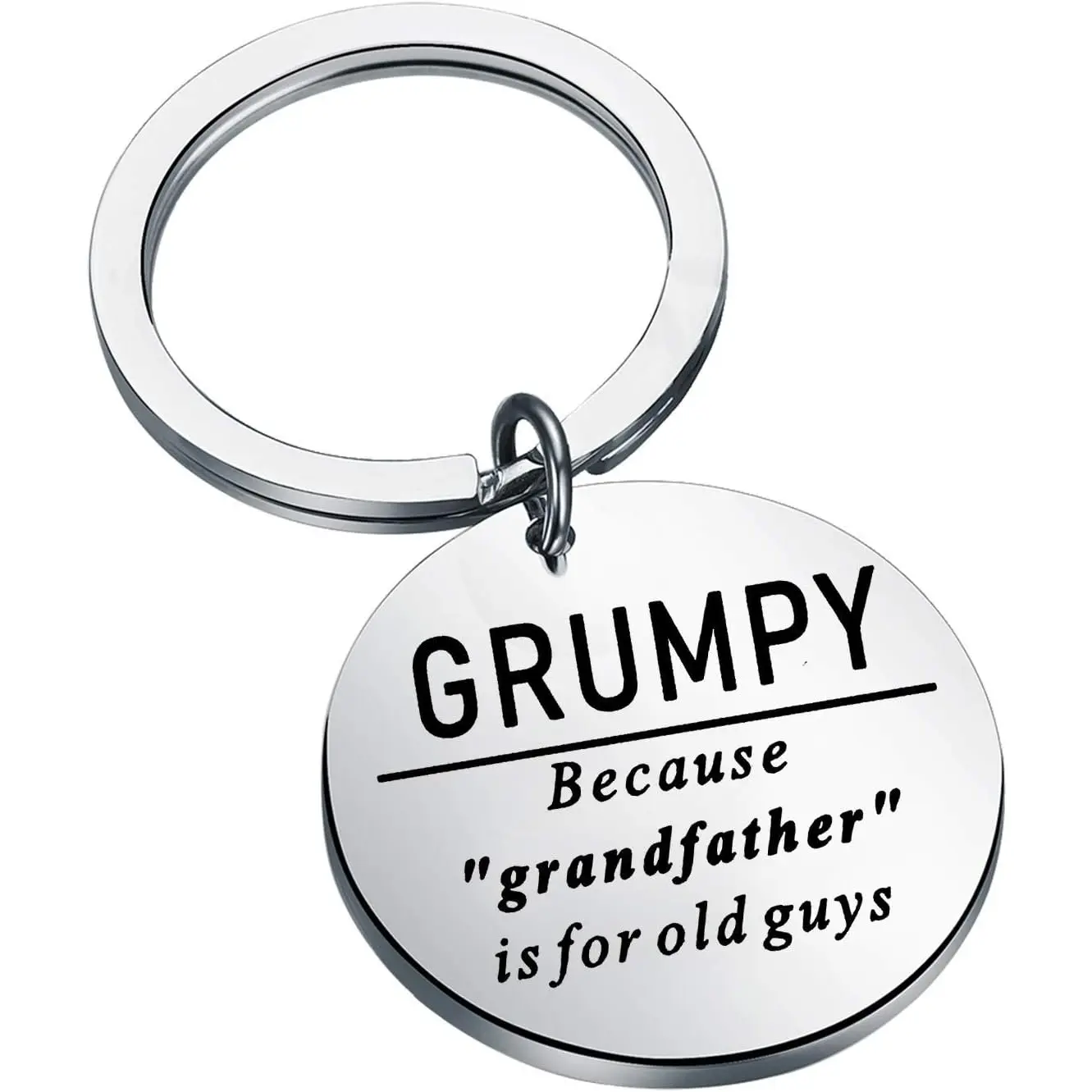 Grumpy Keychain Grandfather Grumpy Gifts for Grandpa Grandpa Keychain