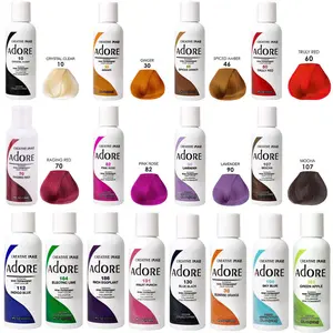 Adore Semi-Permanent  Hair Color Hair Dye Multicolor Haircare Silky Pastel
