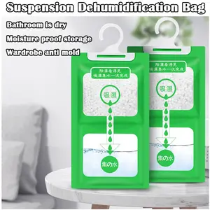 Hangable Moisture Absorber Bags for Closets & Dorms Dehumidifying Mildew-Proof Desiccant Packs Ideal for Maintaining Comfortable Environment
