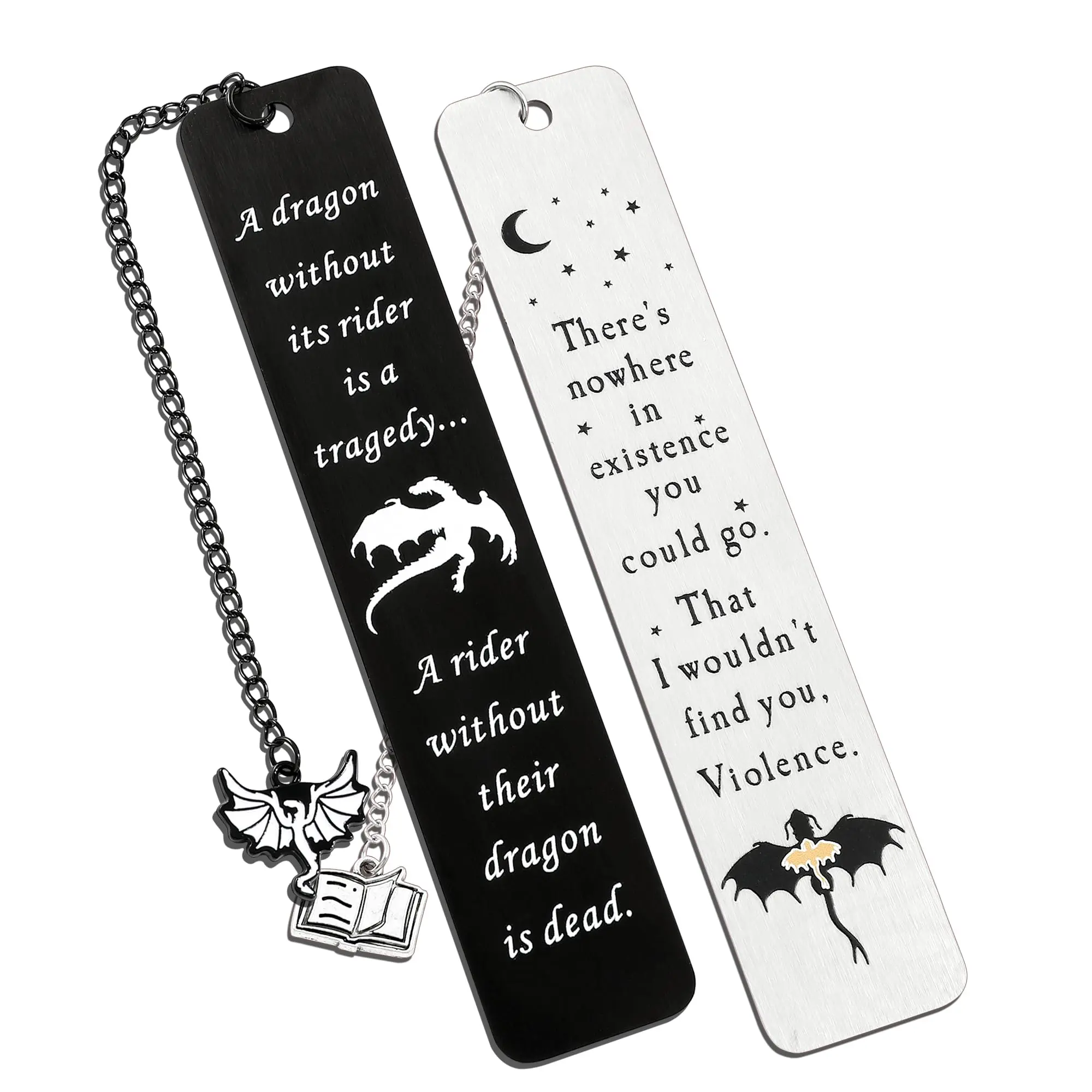 Fourth Wing & Dragon Rider Sticker & Bookmark, 102pcs/set Waterproof Vinyl Sticker & Bookmark, Sticker Sheets, Scrapbook Stickers, Scrapbook Decals, Men Gifts, Decorative Sticker for Water Bottle & Laptop, Perfect for Book Lovers, Adults & Kids