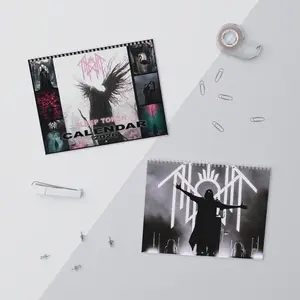 Sleep Tuken Must Have 2026 Wall& Desktop Calendar, 2026 Music Band Sleep Desk Calendar, Trending Band SlieepToken Live 2026 Calendar, Gift For Fans