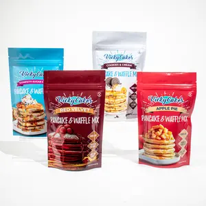 4 Pack Dessert Flavors Pancake Mix Bundle (Apple Pie, Red Velvet, Cookies & Cream & Confetti Sugar Cookie)