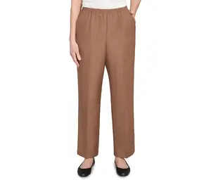 Alfred Dunner Petite Average Trousers with Elastic Waistband