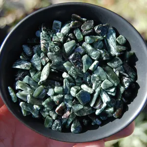 20g Seraphinite Crystal Tumbled Gemstone Chips, XS