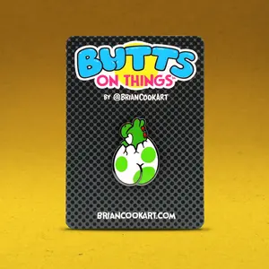 Dino Egg Butt Pin