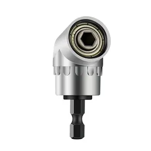 TIKA 105° Right Angle Drill Bit Extension, 1/4-Inch Hex Screwdriver Socket Holder Adapter for Tight Spaces