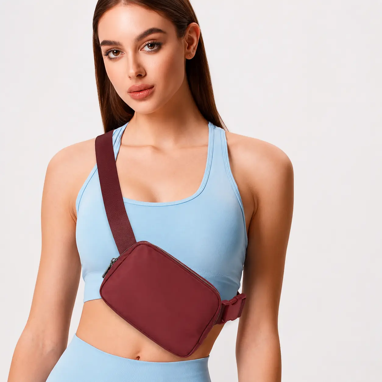 Water-Resistant Crossbody Belt Bag – Adjustable Mini Fanny Pack