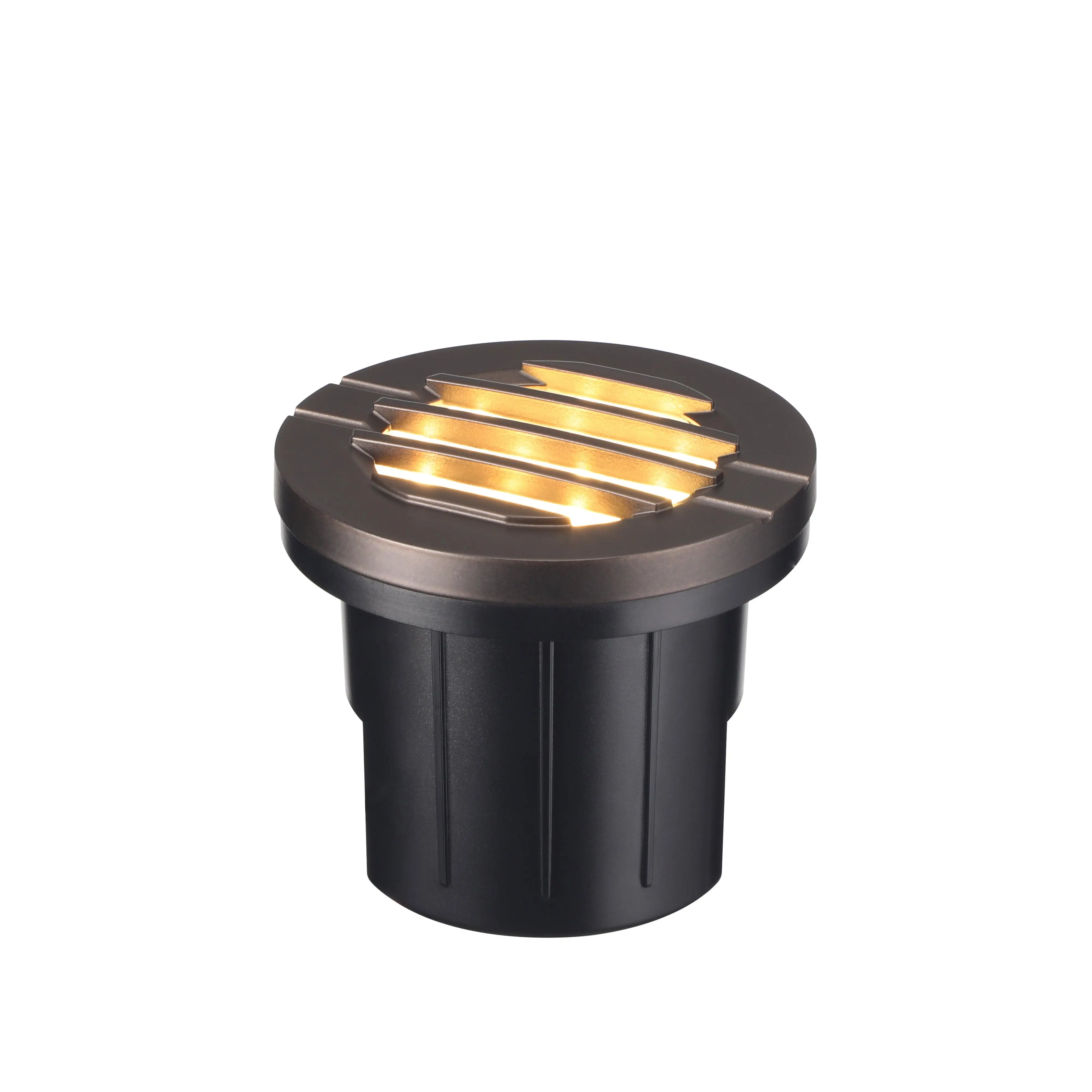 LeonLite® Grated In-Grade Light - Brass Brown - 3000K