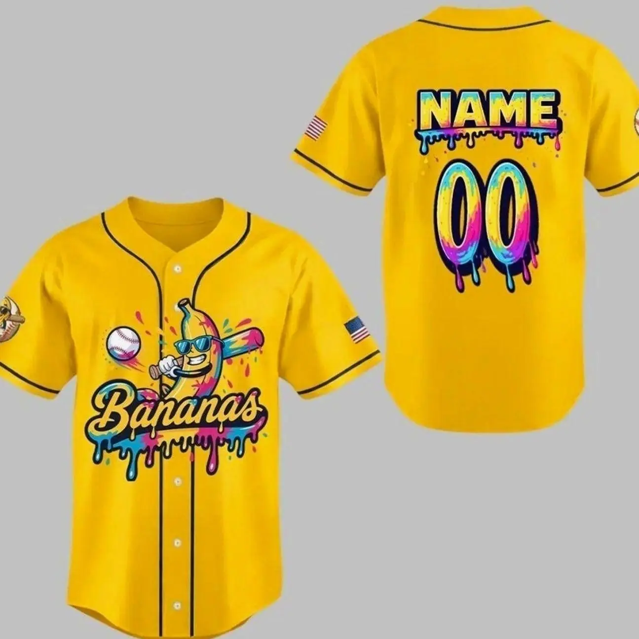 Personalized Bananas Team Baseball Jersey, Funny Bananas Jersey, Let's Go Bananas Jersey, Custom Team Name Number, Gifts For Savannah Fan ZVN QO5 7Q6